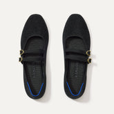 The ReVelvet™ Double Buckle Mary Jane - ReVelvet™ Black
