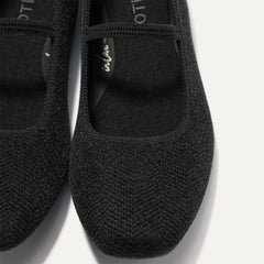 The ReVelvet™ Max Square Mary Jane - ReVelvet™ Black