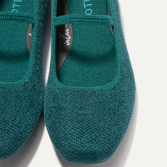 The ReVelvet™ Max Square Mary Jane - ReVelvet™ Everglade