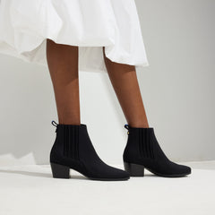 The Western Bootie - Black