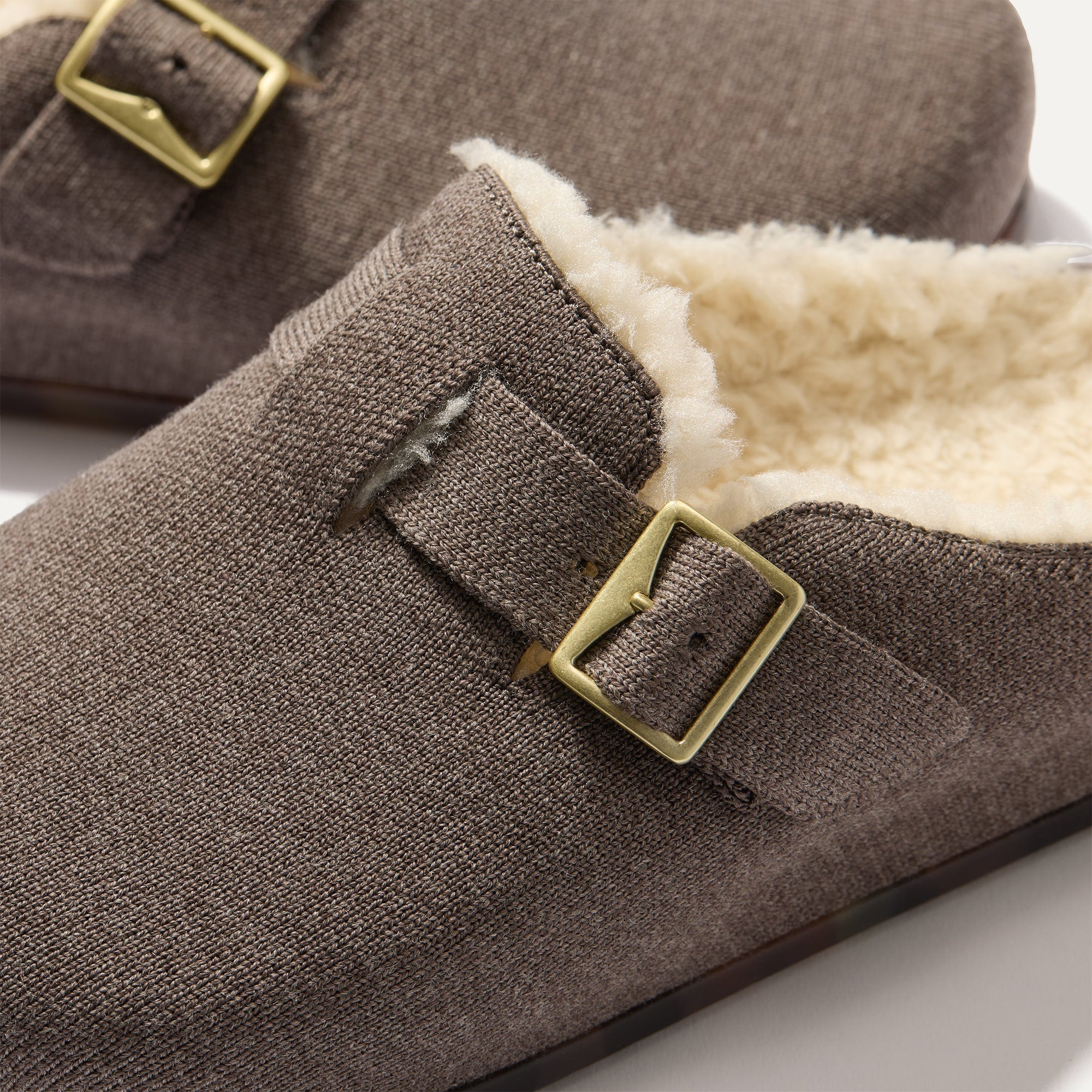 The Cozy Buckle Clog - Porcini