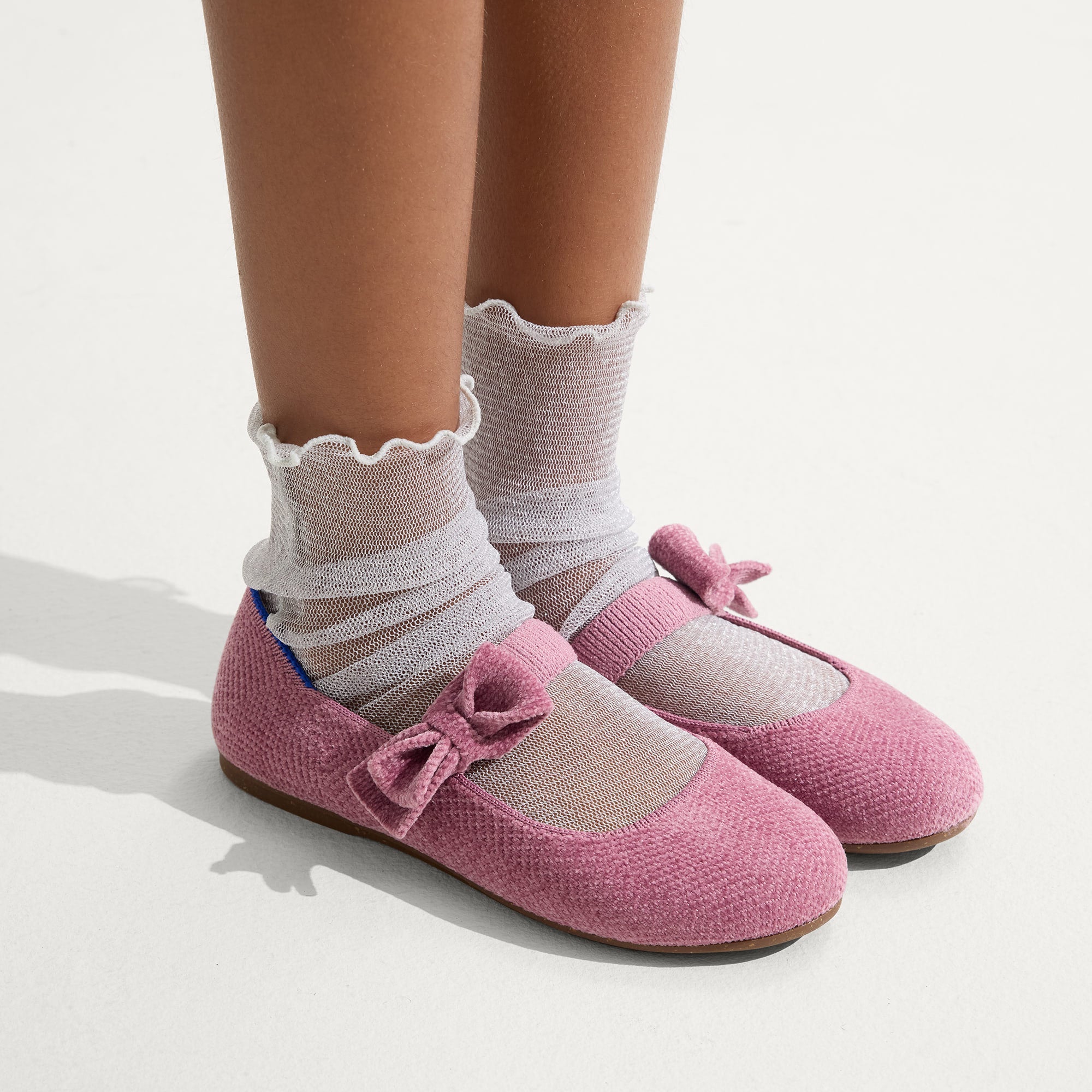 The Kids ReVelvet™ Tux Bow Mary Jane - ReVelvet™ Lilac